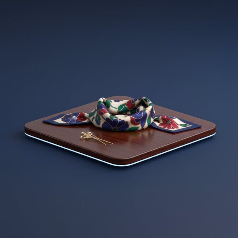 Printed Silk Scarf
