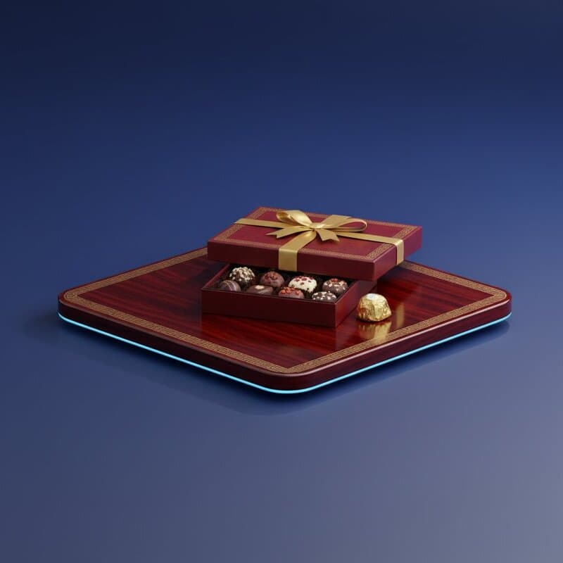 Caja de chocolates premium