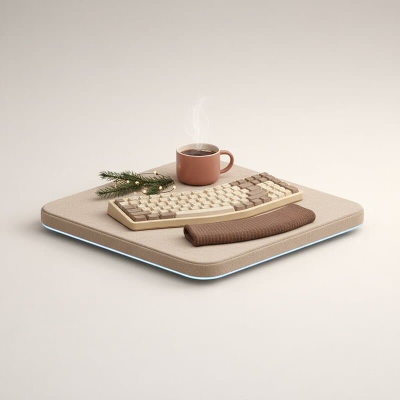 Teclado Inalámbrico Ergonómico