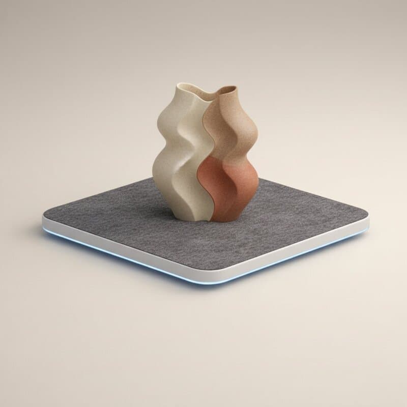 Handcrafted Ceramic Sculpture Vase