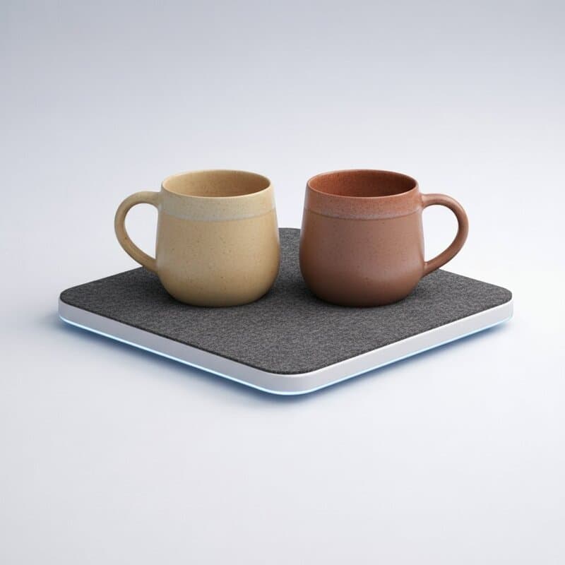 Set of ceramic mugs