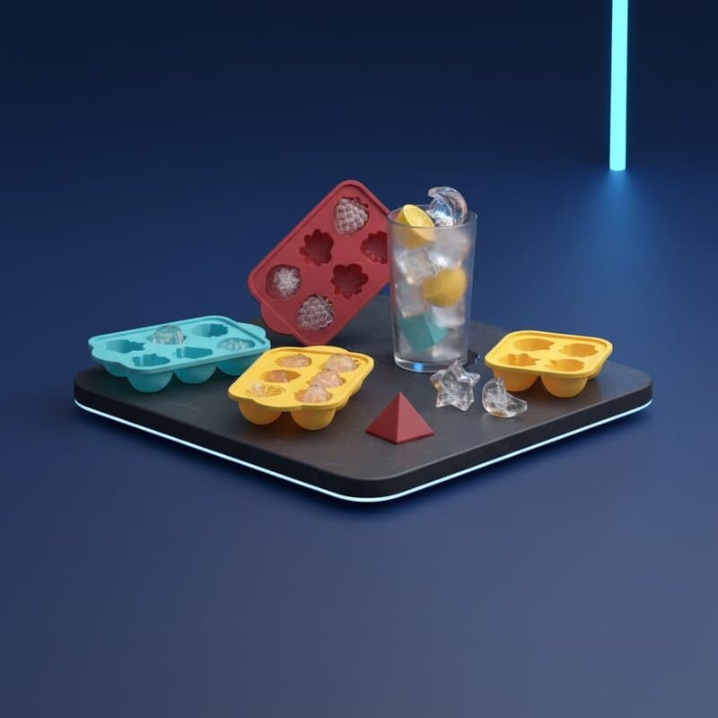 Silicone ice molds