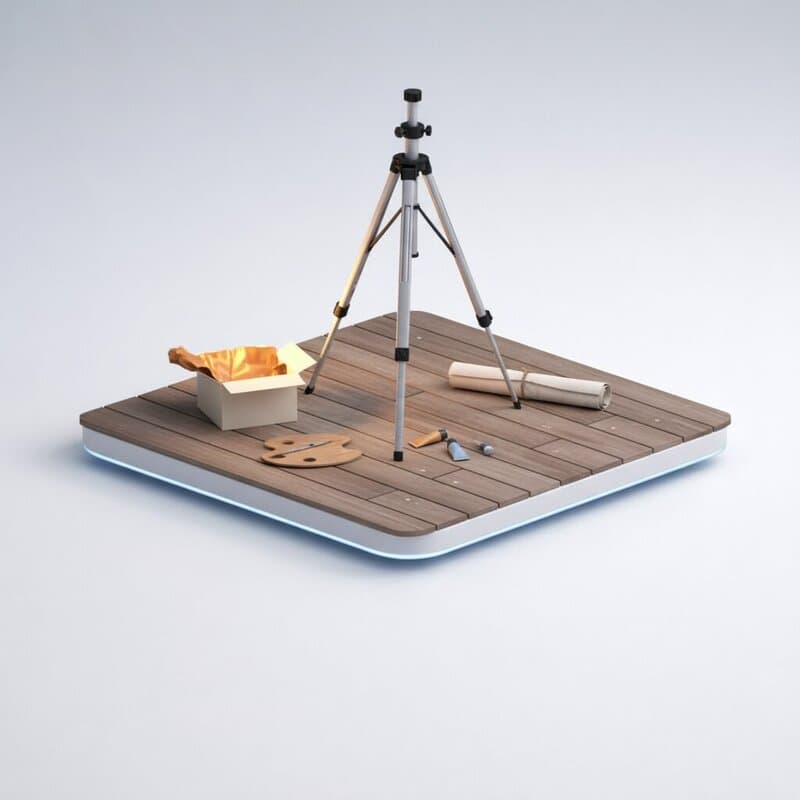 Folding easel