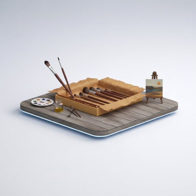 Painting brush set