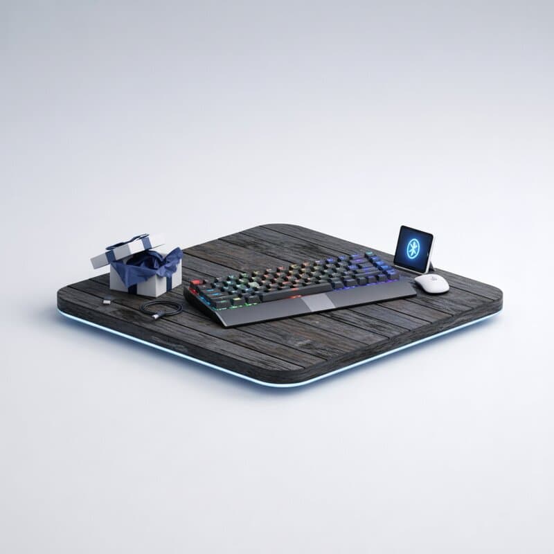 Беспроводная клавиатура с RGB