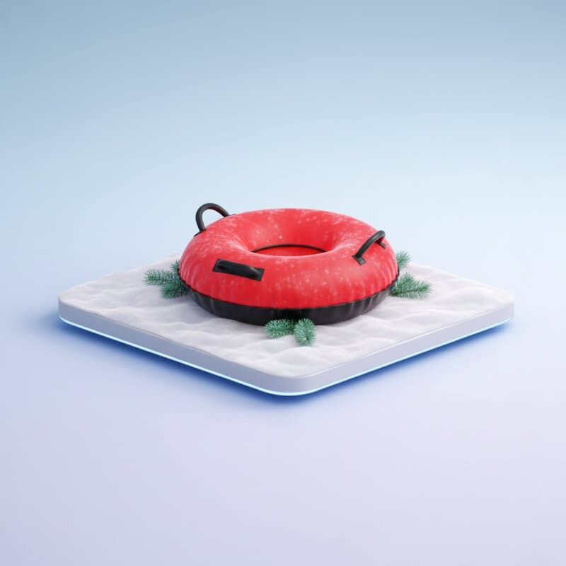 Tobogán Inflable Tubo de Nieve