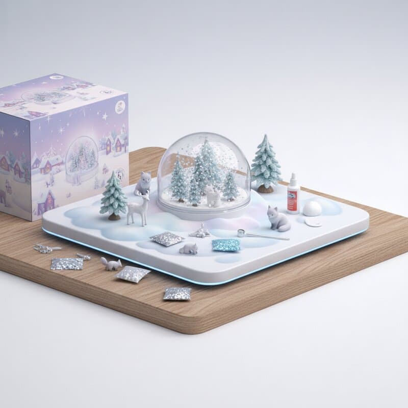 Kit para Hacer Bola de Nieve "Cuento de Invierno"