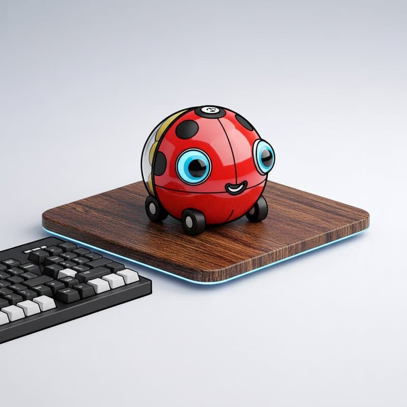 Mini aspiradora robótica de escritorio