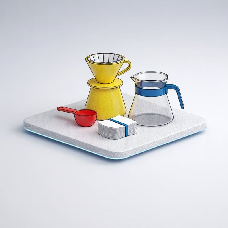 Kit para Preparar Café de Vertido (Pour-Over)
