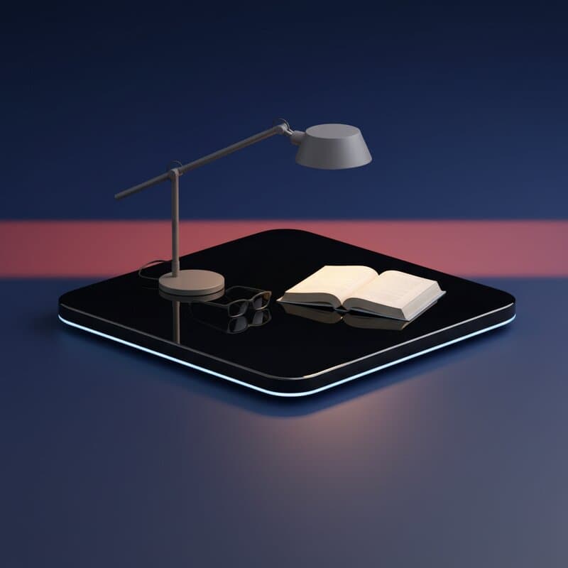 Desk reading lamp