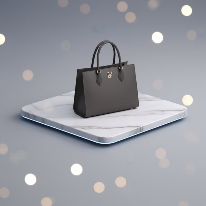 Designer Leather Tote Bag