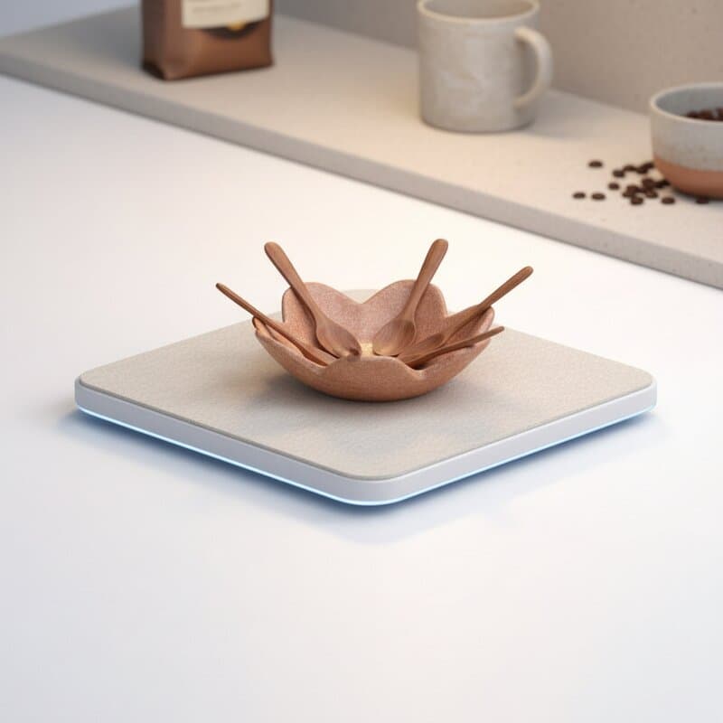 Decorative spoon holder