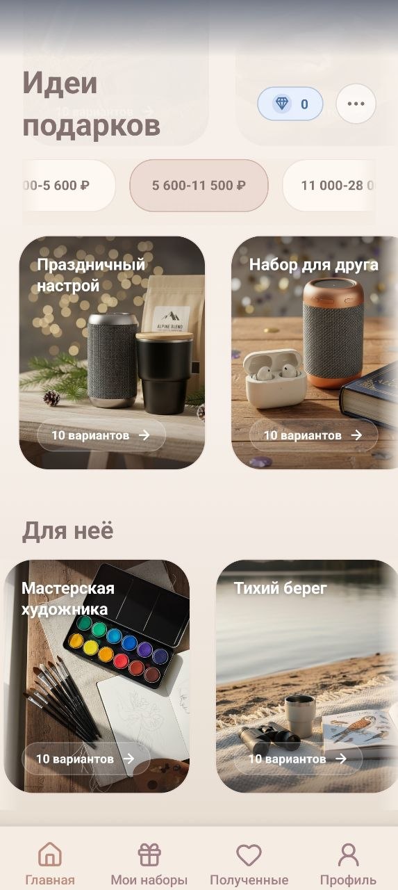 Витрина шаблонов Giftopus